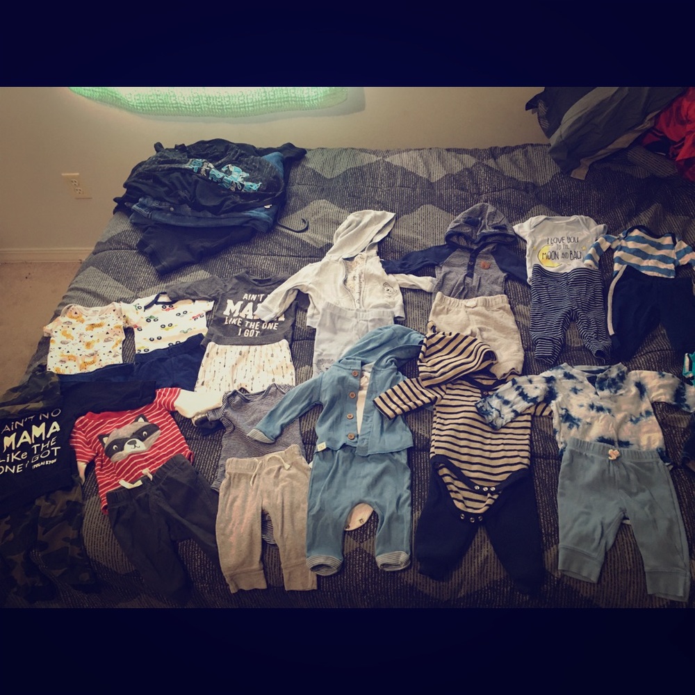 Baby boy 14 outfit bundle! 30 pieces!